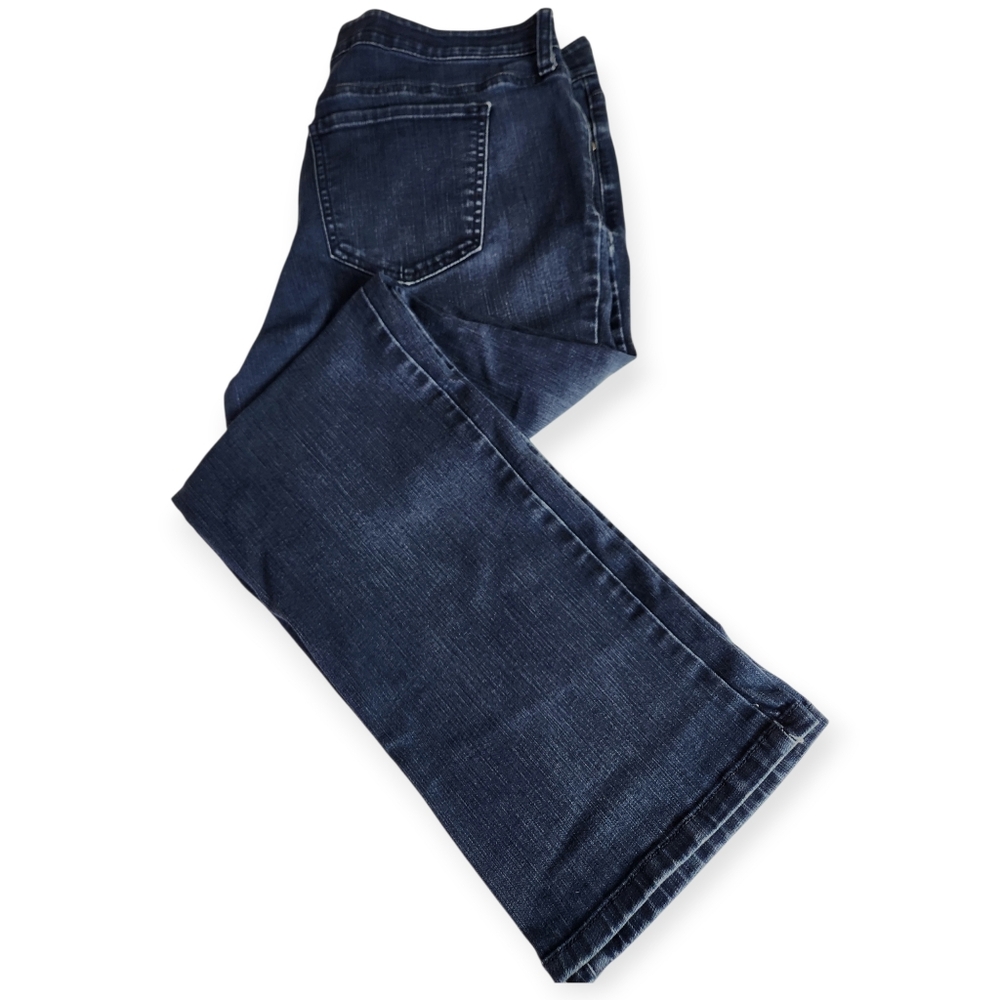 Kim Rogers Curvy Dark Wash Comfy Straight Leg Jeans Size 16W